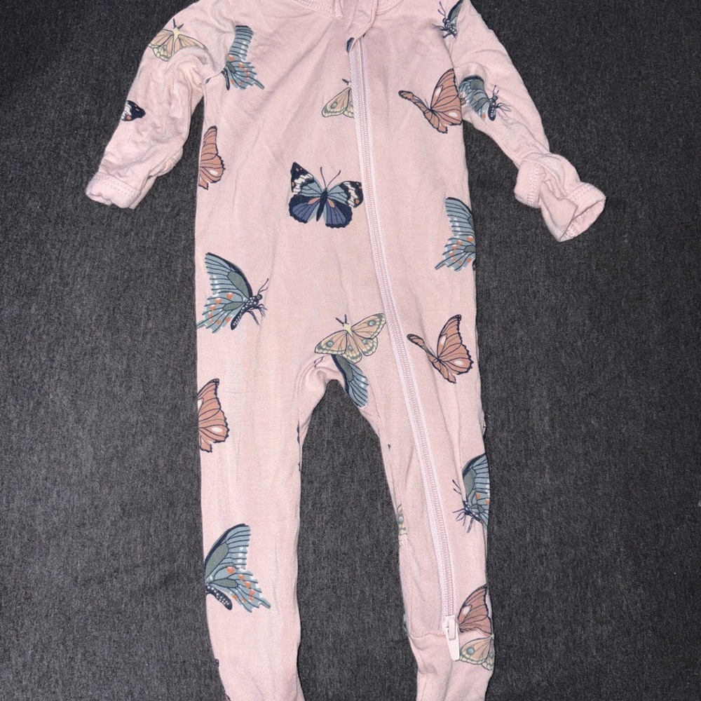 Kyte BABY Pink Butterfly Kids Footie